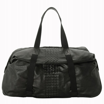 BOTTEGA VENETA ボッテガヴェネタ バッグ レプリカ ラージダッフルバッグ 234553 VN031 1000 ブラック LIGHT NASTRI